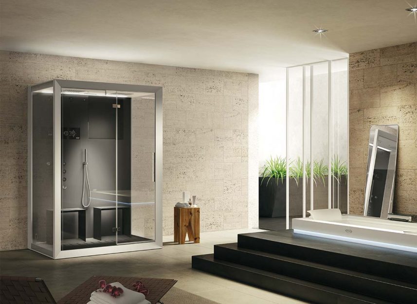Cabine douche hammam Frame IN2 Jacuzzi®