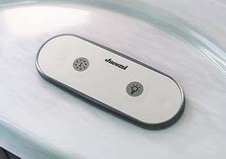 panneau de commande des spas professionnels Lodge+