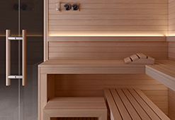 bois hemlock pour sauna