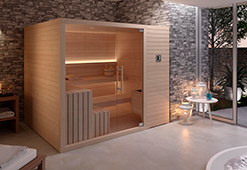 parois de sauna