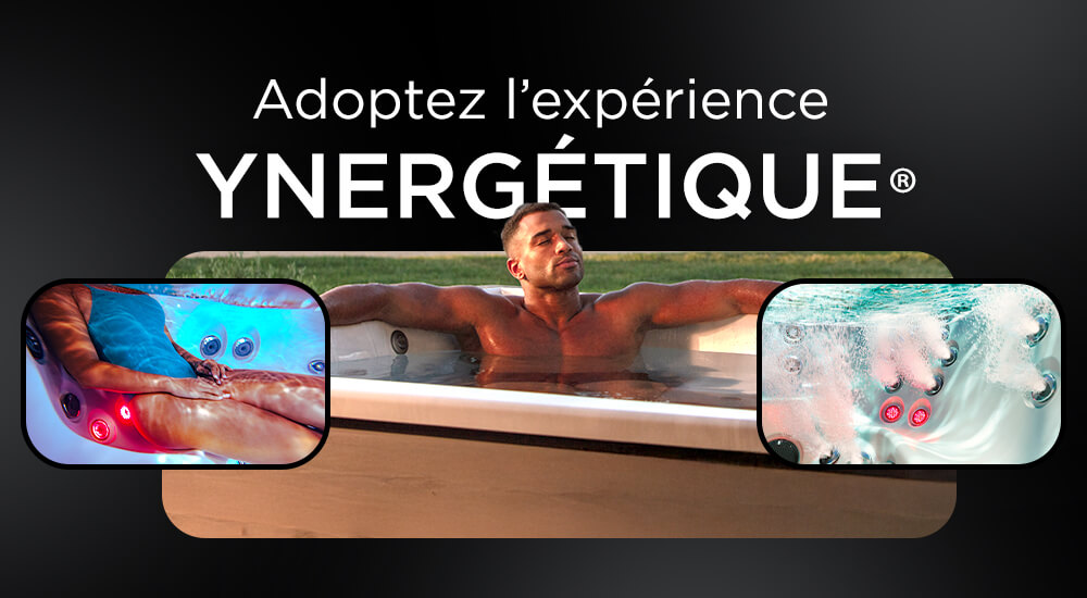 Technologie Ynergétique® disponible sur les spas et spas de nage Jacuzzi®