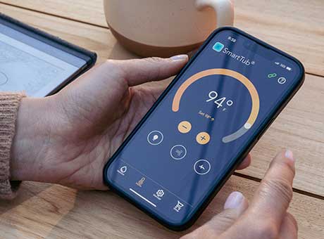 spa connecté avec technologie smarttub